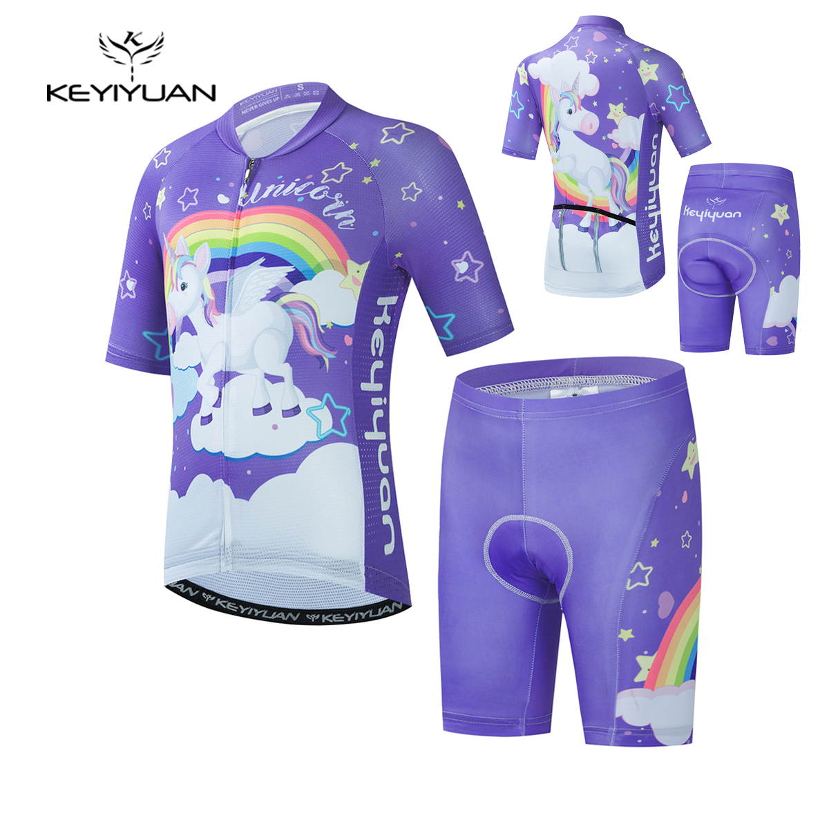 2025 Kids Cycling Jersey Set W - Summer Clothing Kids Sale ulasan dan harga