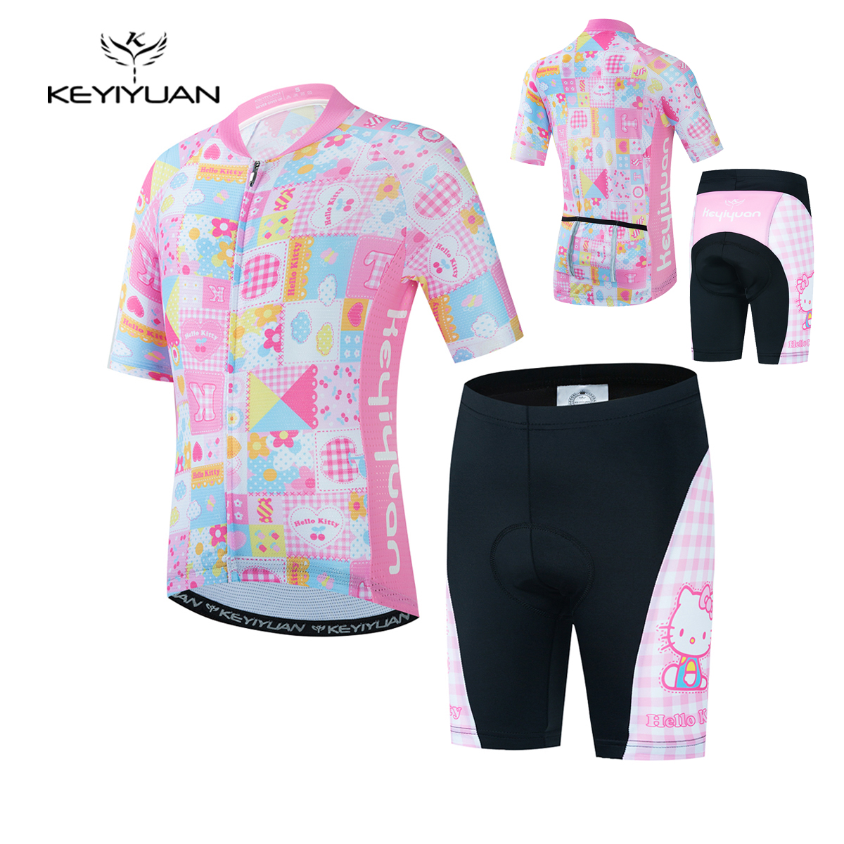 2025 Kids Cycling Jersey Set W - Summer Clothing Kids Sale ulasan dan harga