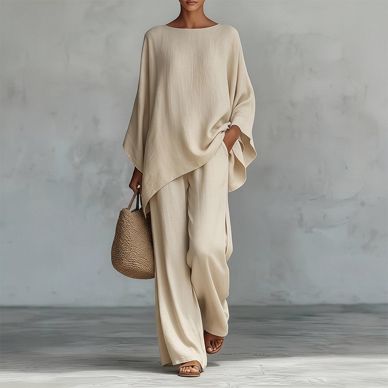 Spring New Fashion Linen Loose - Summer Clothing Men Linen ulasan dan harga