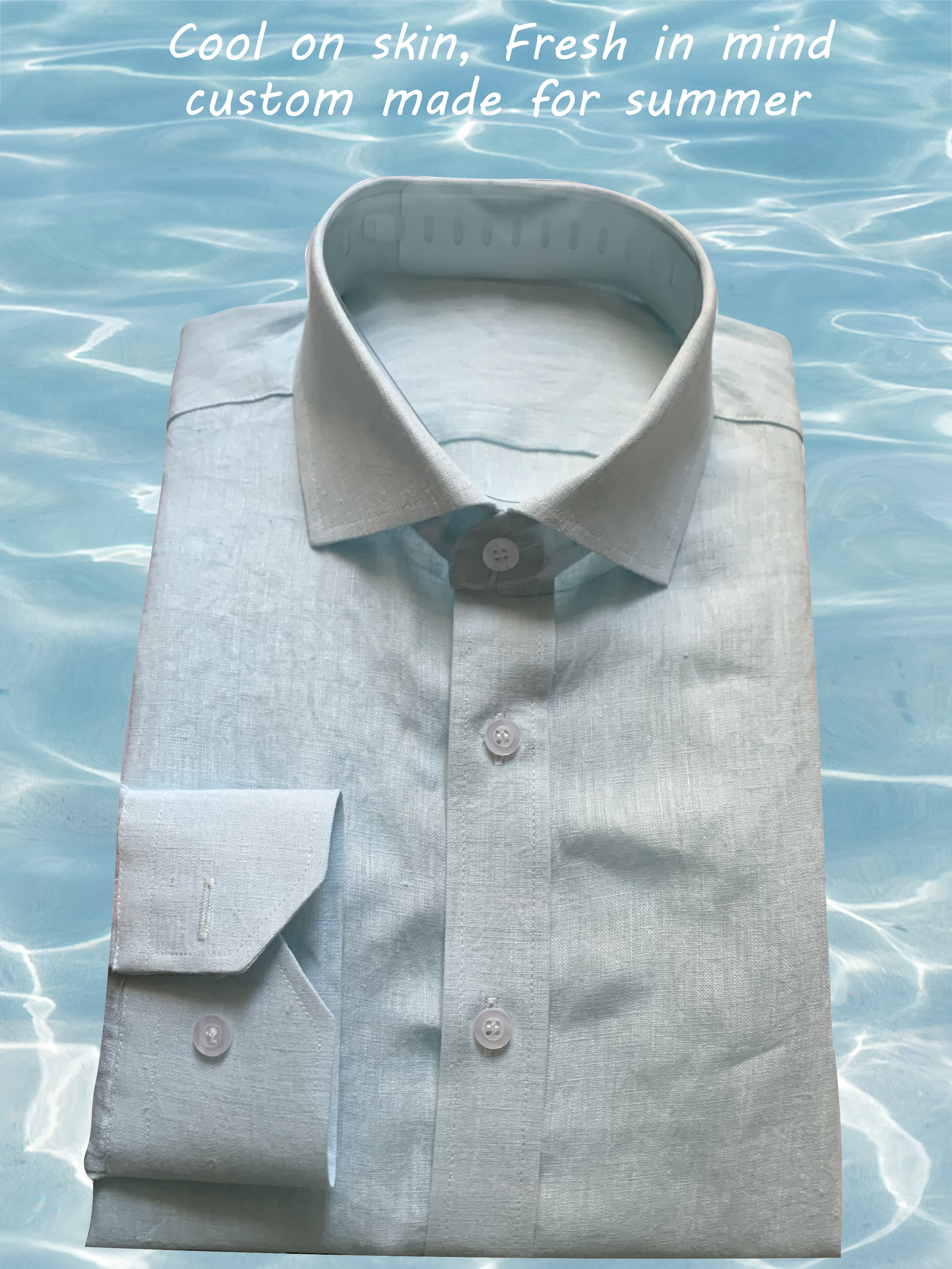 Summer Linen Shirts Custom Mad - Summer Clothing Men Linen ulasan dan harga