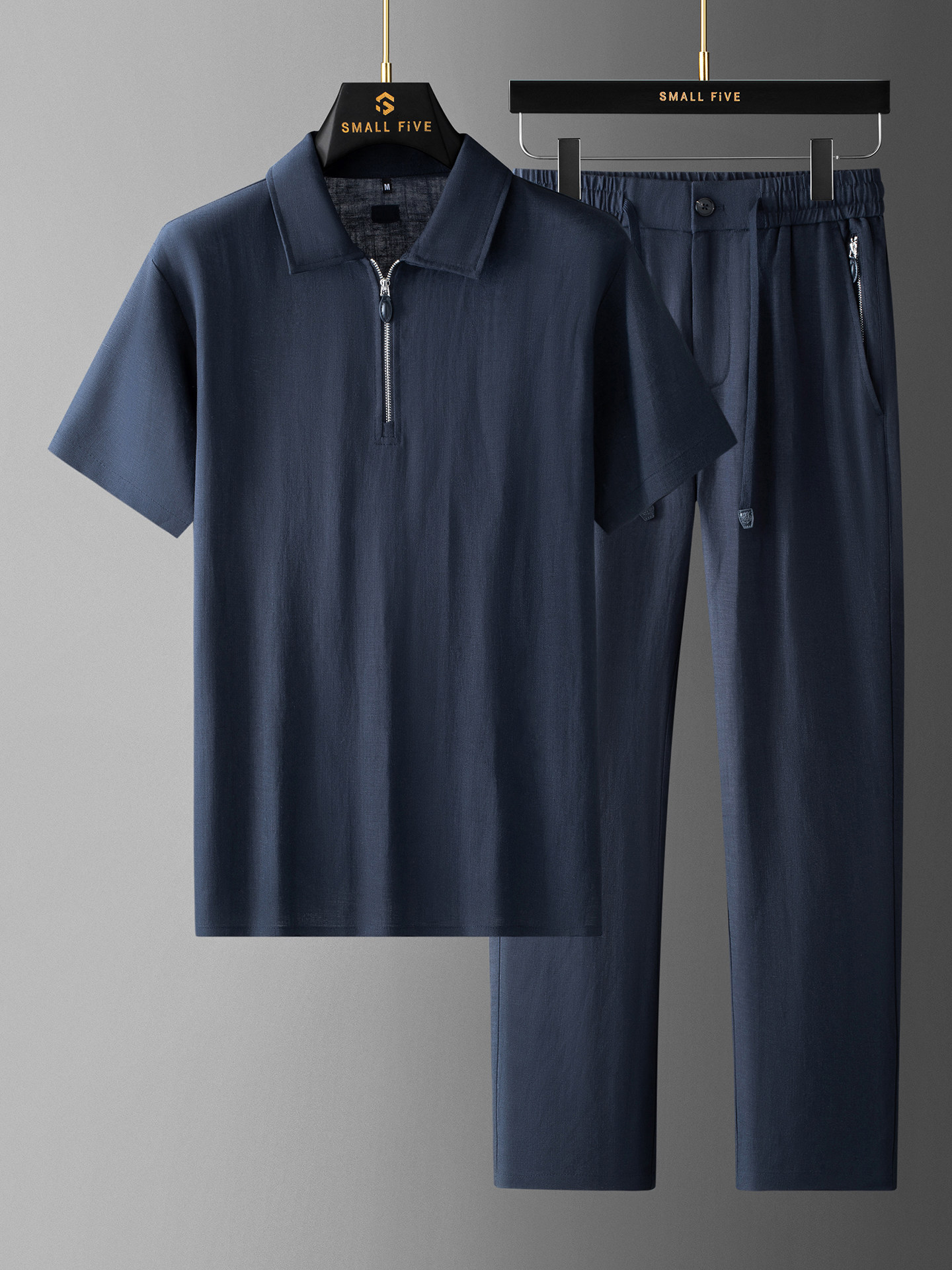 Summer high-end texture relaxe - Linen Shorts Men ulasan dan harga