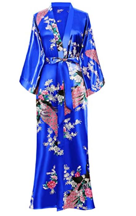 Sexy Women Long Robe With Pock - Summer Nights Clothing ulasan dan harga