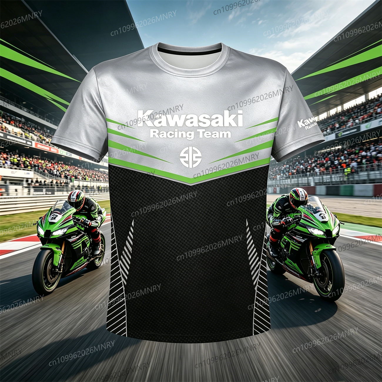 New Kawasaki T-Shirt Riding T- - Summer Clothing Motorcycle ulasan dan harga