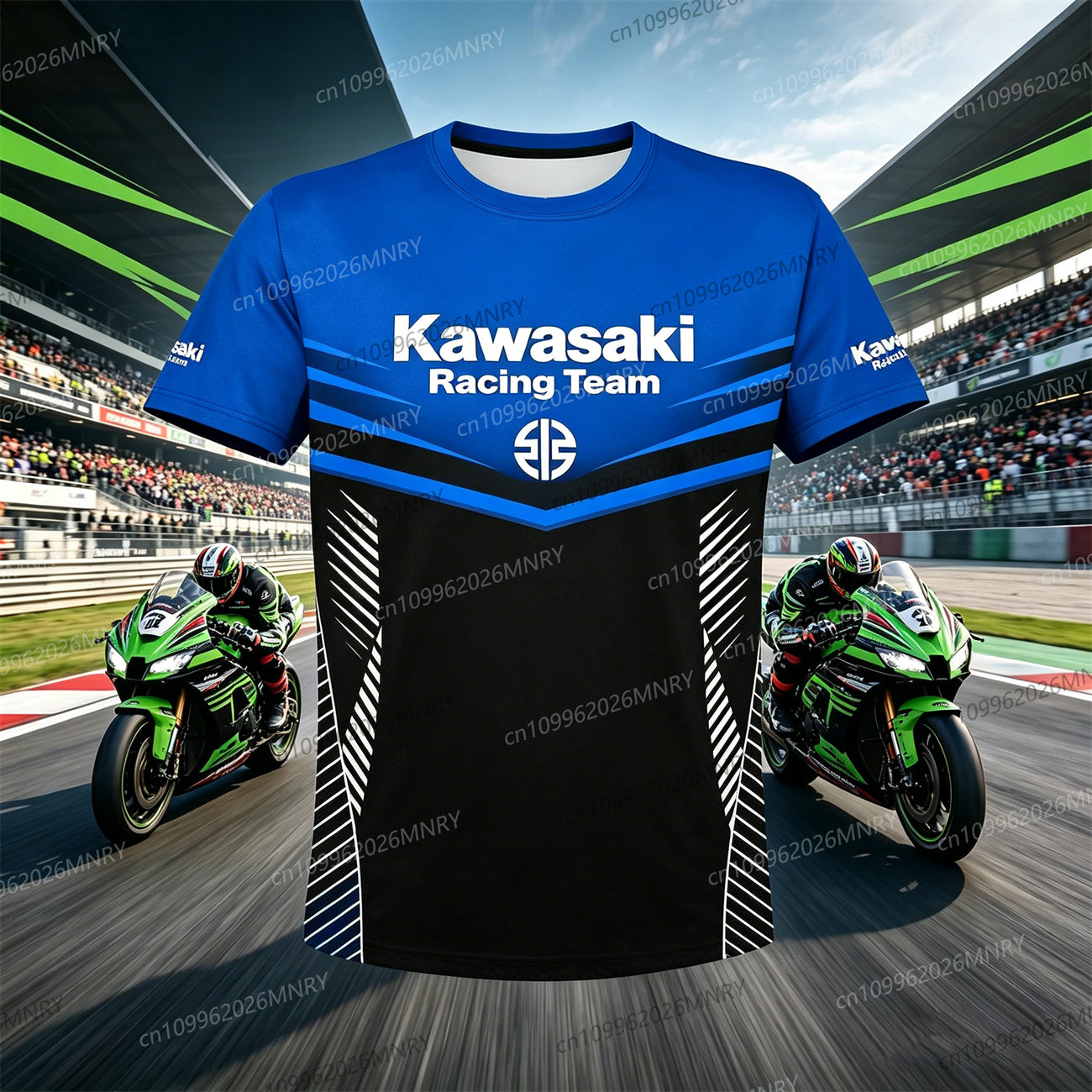 New Kawasaki T-Shirt Riding T- - Summer Clothing Motorcycle ulasan dan harga